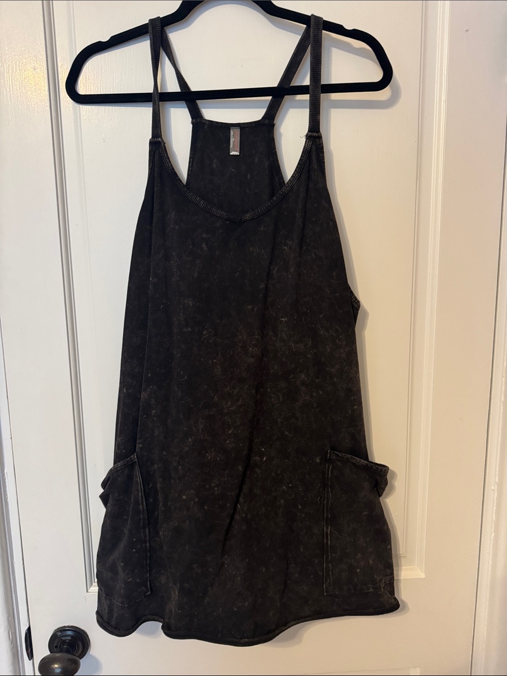 FP Movement Vital Dress, Black Acid Wash - Size L